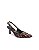Scarpin Cléa Slingback Salto Taça Bruma Specchio Brand - Imagem 1