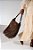 Bolsa Grande Hobo Camurça Franjas Luiza Barcelos Coffee - Imagem 6