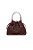 Bolsa Feminina Grande Bucket Couro Alça Fina Luiza Barcelos Coffee - Imagem 3