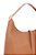 Bolsa Feminina Grande Shopper Couro Tiras Luiza Barcelos Camel - Imagem 4
