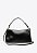 Bolsa Shoulder Charlotte Media Logo Couro Corações Vicenza Preto - Imagem 3