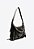 Bolsa Shoulder Média Couro Corrente Fivela Tiras Hailey Vicenza Preto - Imagem 3