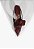Scarpin Salto Médio Slingback Rhonda Couro Laço Shutz Marsala - Imagem 4