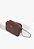 Bolsa Tiracolo Lully Pequena Logo Corrente Prata Schutz Marrom - Imagem 2