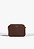 Bolsa Tiracolo Lully Pequena Logo Corrente Prata Schutz Marrom - Imagem 1
