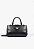 Bolsa Tote Media Couro Alyssa Logo Schutz Preto - Imagem 1