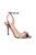 Scarpin Metalcolor Prata Tira Fivela Salto Alto Agulha Luiza Barcelos Chumbo - Imagem 1