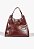 Bolsa Grande Hobo Couro Twisted Maxi Schutz Marsala - Imagem 1