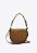 Bolsa Shoulder Hazel Media Camurça Tiras Fivela Vicenza Camel - Imagem 3