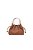 Bolsa Feminina Pequena Bucket Crossbody Tiras Couro Luiza Barcelos Camel - Imagem 3