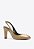 Scarpin Marie Slingback Verniz Salto Alto Vicenza Nude - Imagem 3