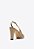 Scarpin Marie Slingback Verniz Salto Alto Vicenza Nude - Imagem 2