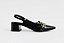 Scarpin Mari Salto Bloco Slingback Fivelas Bruma II Specchio Brand - Imagem 1