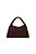 Bolsa Grande Camurça Tresse Hobo Luiza Barcelos Coffee - Imagem 1