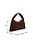 Bolsa Grande Camurça Tresse Hobo Luiza Barcelos Coffee - Imagem 5