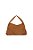 Bolsa Feminina Grande Camurça Tressê Luiza Barcelos Camel - Imagem 1