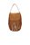 Bolsa Média Hobo Camurça Tiras Luiza Barcelos Camel - Imagem 3