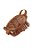 Bolsa Grande Camurça Tiras Ilhós Luiza Barcelos Camel - Imagem 5