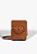 Bolsa Pequena Tiracolo Couro Alça Corrente Logo Seta Schutz Camel - Imagem 1