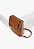 Bolsa Pequena Tiracolo Couro Alça Corrente Logo Seta Schutz Camel - Imagem 2