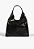 Bolsa Grande Hobo Couro Iga Corrente Schutz Preto - Imagem 3