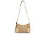 Bolsa Média Tiracolo Camurça Fivela Logo Mania Schutz Nude - Imagem 1