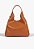 Bolsa Grande Hobo Couro Iga Corrente Schutz Camel - Imagem 1