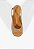 Tamanco Rose Salto Alto Slingback Camurça Rebite Schutz Bege - Imagem 4