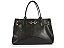 Bolsa Média Shopper Couro Ziper Schutz Preto - Imagem 1