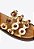 Rasteira Flat Bella Metalcolor Ilhós Vicenza Dourado - Imagem 6