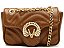 Bolsa Feminina Pequena Couro Logomania Vicenza Camel - Imagem 1