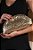 Bolsa Clutch Media Metalcolor Tresse Essenciais Luiza Barcelos Dourada - Imagem 7