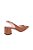 Scarpin Salto Bloco Verniz Bico Fino Essenciais Luiza Barcelos Camel - Imagem 3