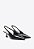 Scarpin Indy Verniz Salto Taça Slingback Vicenza Preto - Imagem 5