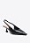 Scarpin Indy Verniz Salto Taça Slingback Vicenza Preto - Imagem 3
