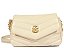 Bolsa Pequena Couro Tiracolo Alça Corrente Logo Mania Schutz Off White - Imagem 1