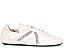 Tenis Cadarço Couro Elastico Strass Schutz Branco - Imagem 1