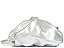 Bolsa Pequena Couro Metalcolor Clutch Schutz Prata - Imagem 1