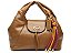 Bolsa Media Hobo Logo Mania Chave Tiras Vicenza Camel - Imagem 1
