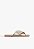Chinelo Feminino Rasteirinha Logo Bege Schutz X Bege - Imagem 1