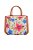 Bolsa Grande Tote Palha Bordado Floral Logo Mania Luiza Barcelos Camel - Imagem 1