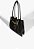 Bolsa Media Tote Jame Couro Ziper Alça Schutz Preto - Imagem 2