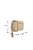 Bolsa Feminina Pequena Couro Metalassê Alça Corrente Logo Luiza Barcelos Off White - Imagem 5
