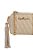 Bolsa Feminina Pequena Couro Metalassê Alça Corrente Logo Luiza Barcelos Off White - Imagem 4