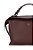 Bolsa Pequena Couro Ziper Alça Dupla Luiza Barcelos Coffee - Imagem 4