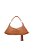 Bolsa Média Alça Tramada Tiras Franja Couro Ziper Luiza Barcelos Camel - Imagem 3