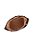 Bolsa Shopper Grande Couro Coffee Alça Corrente Amarração Lateral Luiza Barcelos Coffee - Imagem 5