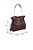 Bolsa Shopper Grande Couro Coffee Alça Corrente Amarração Lateral Luiza Barcelos Coffee - Imagem 6