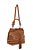 Bolsa Grande Camurça Rebite Alça Fivela Bucket Luiza Barcelos Camel - Imagem 5