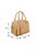 Bolsa Média Tiracolo Matelassê Couro Dois Bolsos Luiza Barcelos Nude - Imagem 6